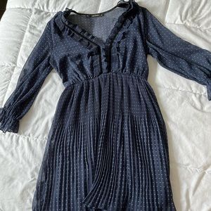 Zara Blue Mini Summer Dress